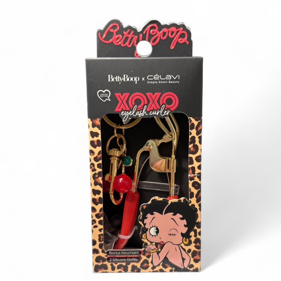 Betty Boop Other - Betty Boop Eyelash Curler with Cherry Keychain